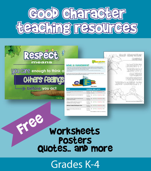 Books, teaching resources on character and social skills for elementary aged children