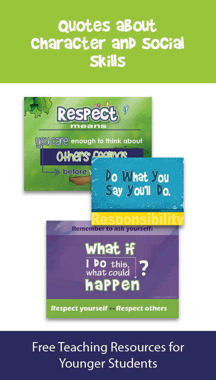 Character ed and SEL teaching resources for elementary school children