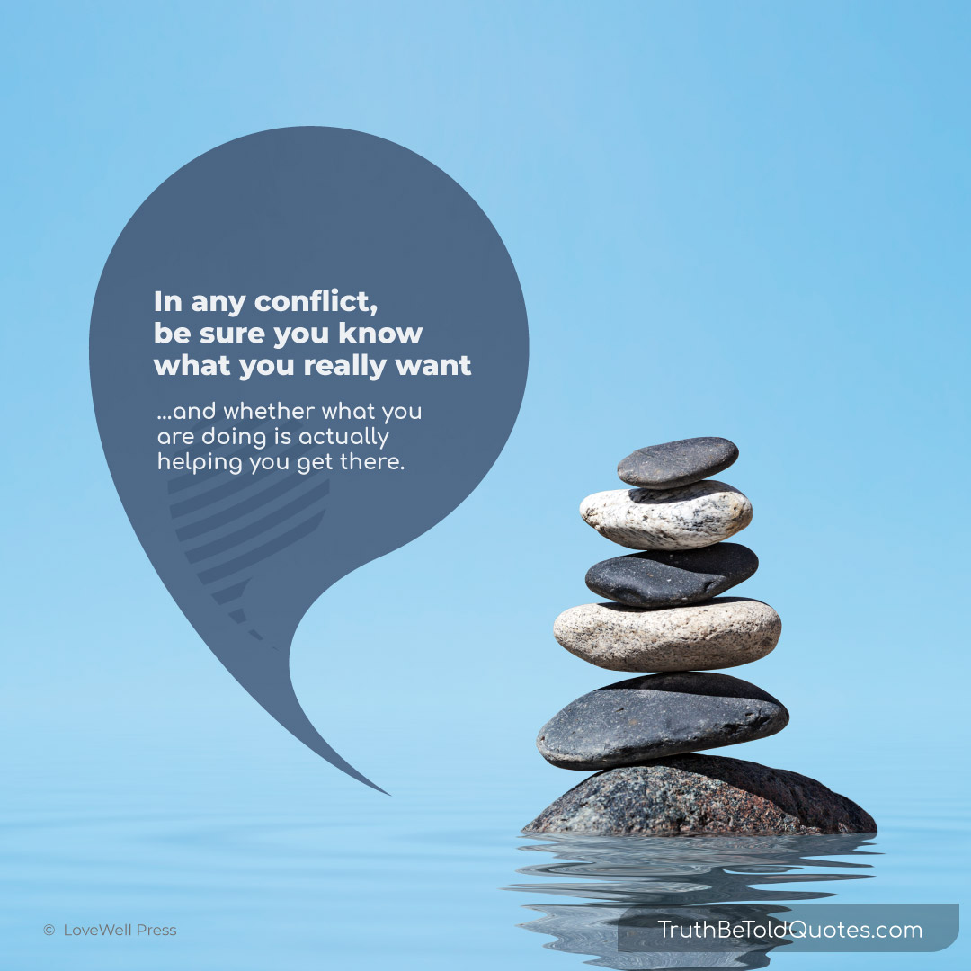 Quote on a teen life lesson in conflict resolution
