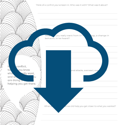 Free printable journaling page with a quote