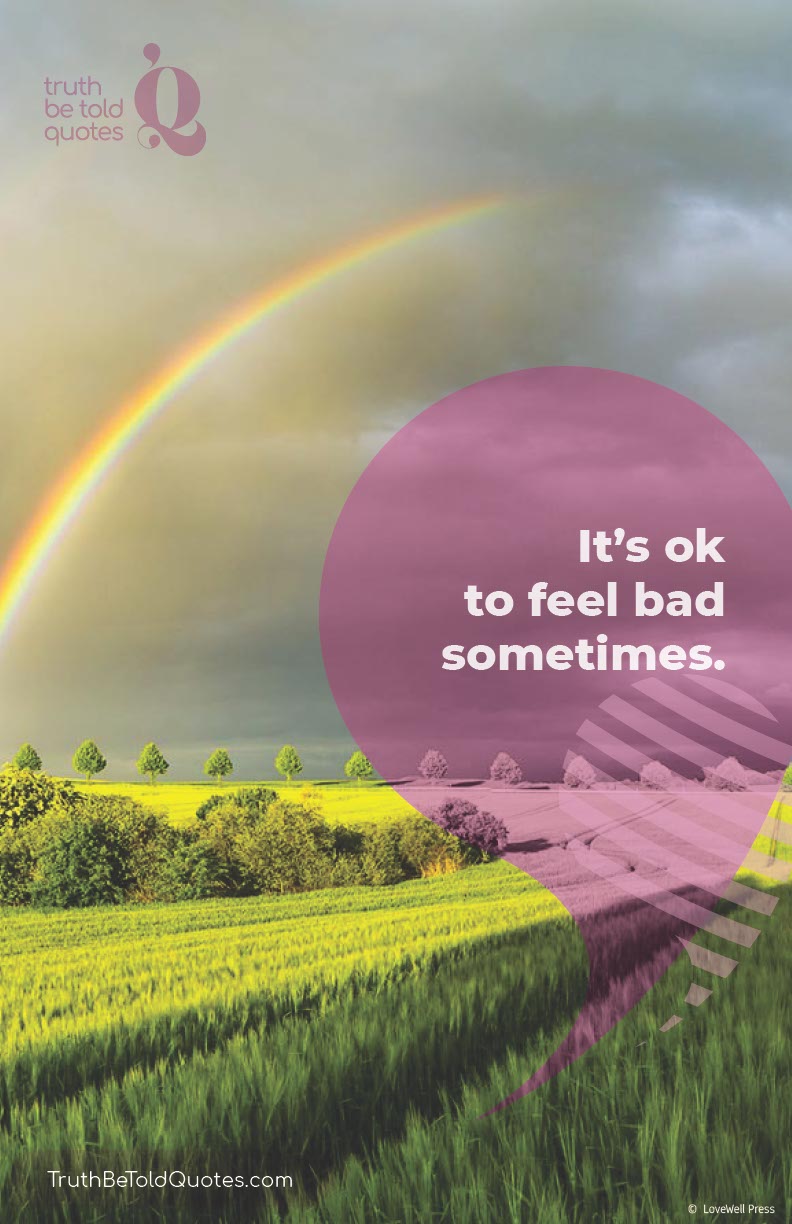 Free poster for high school social emotional learning with quote about emotions and sadness