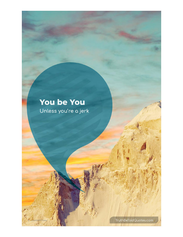 Free poster for high school counselors and social emotional learning with quote about identity and kindness
